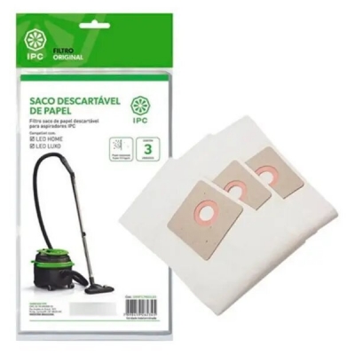 Saco Descartável de Papel para Aspirador IPC